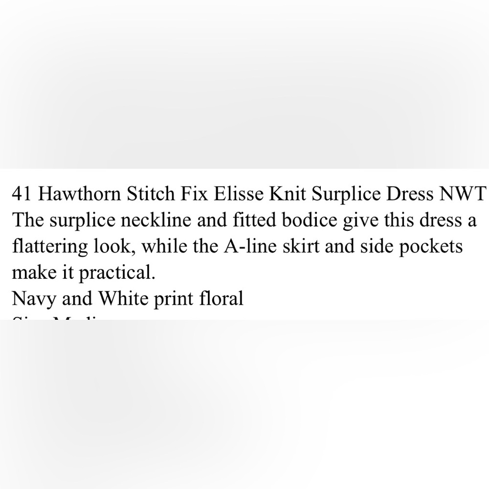 C - - NWT 41 Hawthorn Elisse Knit wrap Surplice dress size 2X /3X 🌸🌹🌺 BG 02 - Picture 7 of 8